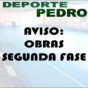 Nuevos accesos recinto deportivo durante las obras.